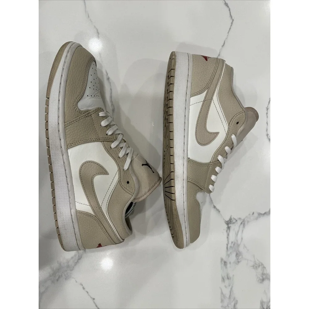 Size Mens 10 Air Jordan 1 SE Low Sail Rattan University Red Women's 12 Retro